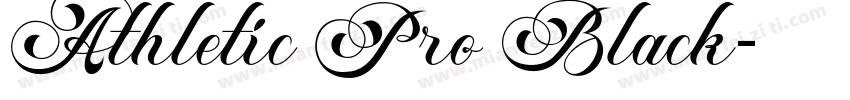 Athletic Pro Black字体转换